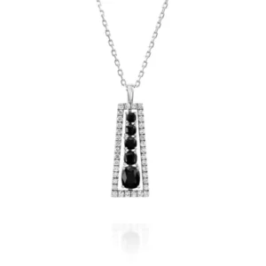 black spinel neacklace