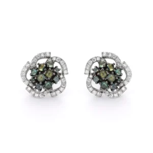 green sapphire earrings