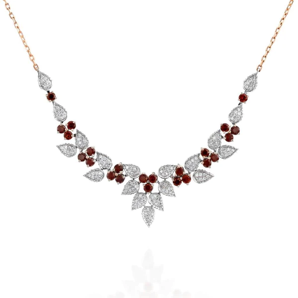 red garnet necklace