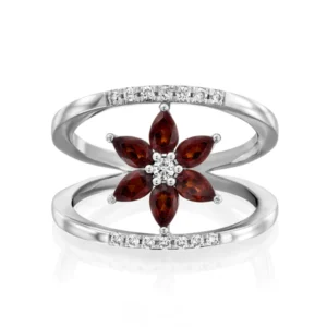 Red Garnet ring
