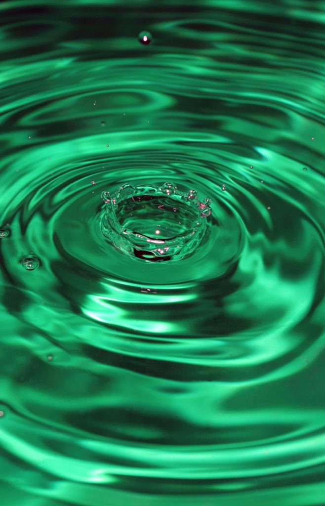 green sapphire water