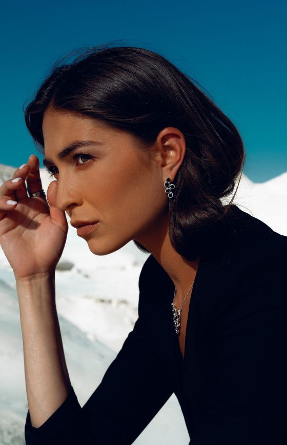 spinel earrings