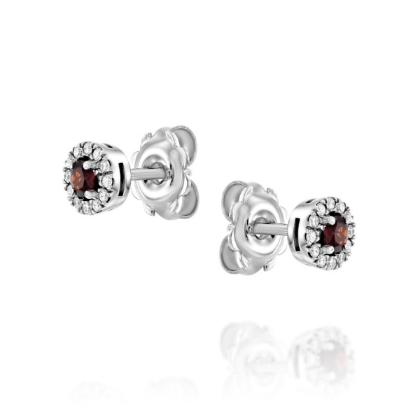red garnet earrings