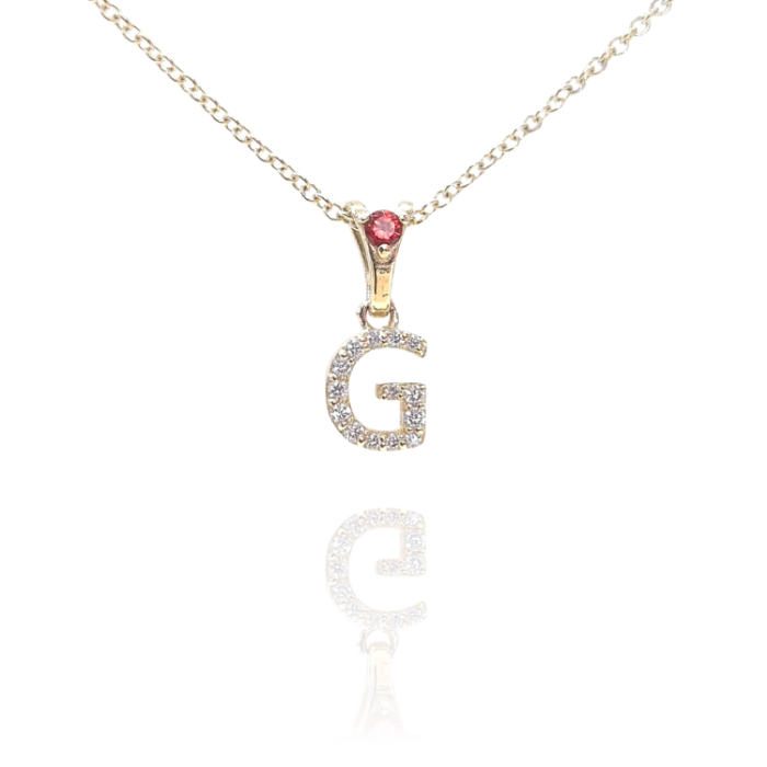 Garnet Diamonds Initial G