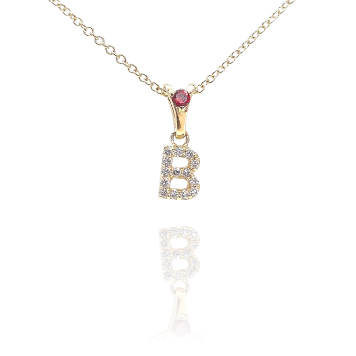 Garnet Diamonds Initial B