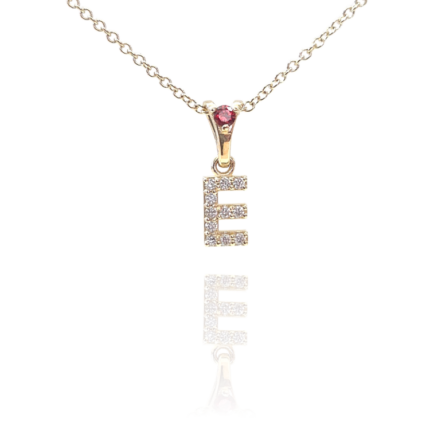 Garnet Diamonds Initial E