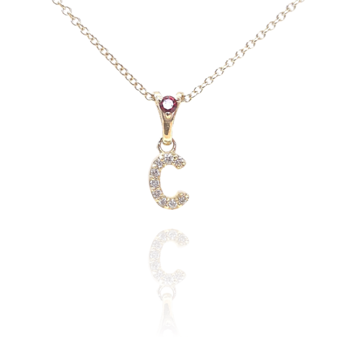 Garnet Diamonds Initial C