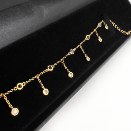 Spinel Chain Yellow Bracelet